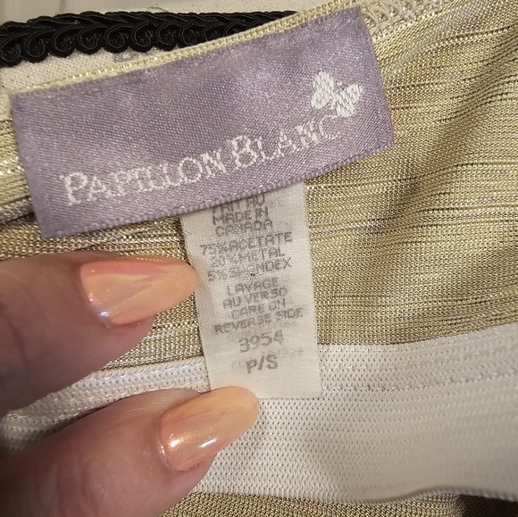 Gold Dressy Tank with built-in bra - Picture 6 of 8